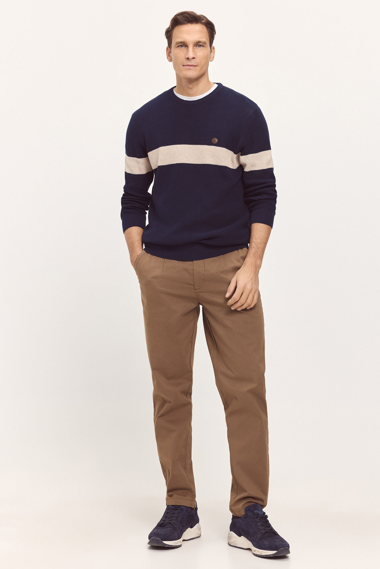 Springfield Jersey b&aacute;sico cuello caja SPF Navy