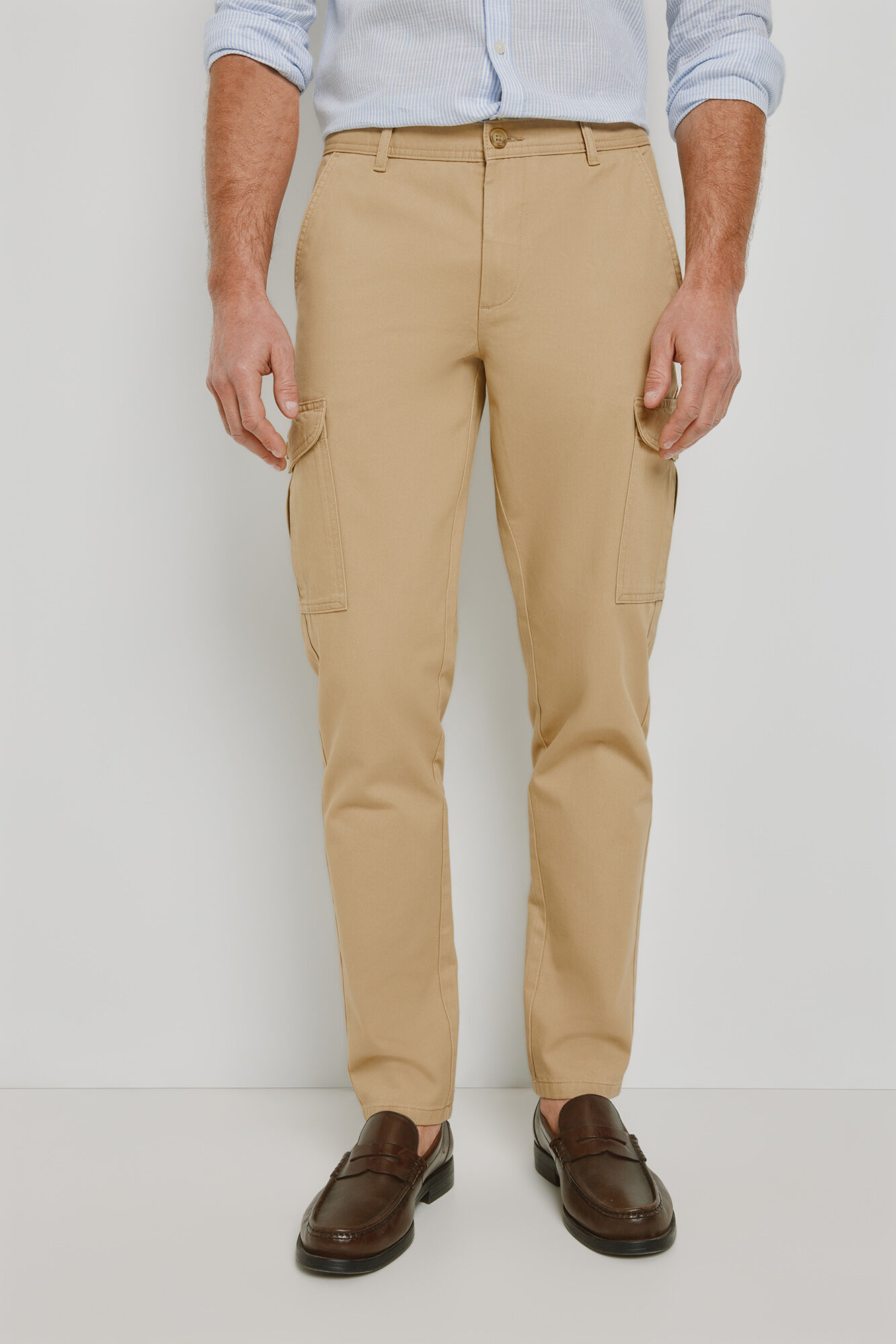 Milano Pantal&oacute;n cargo Beige