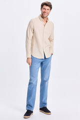 Milano Pantal&oacute;n denim cl&aacute;sica Azul