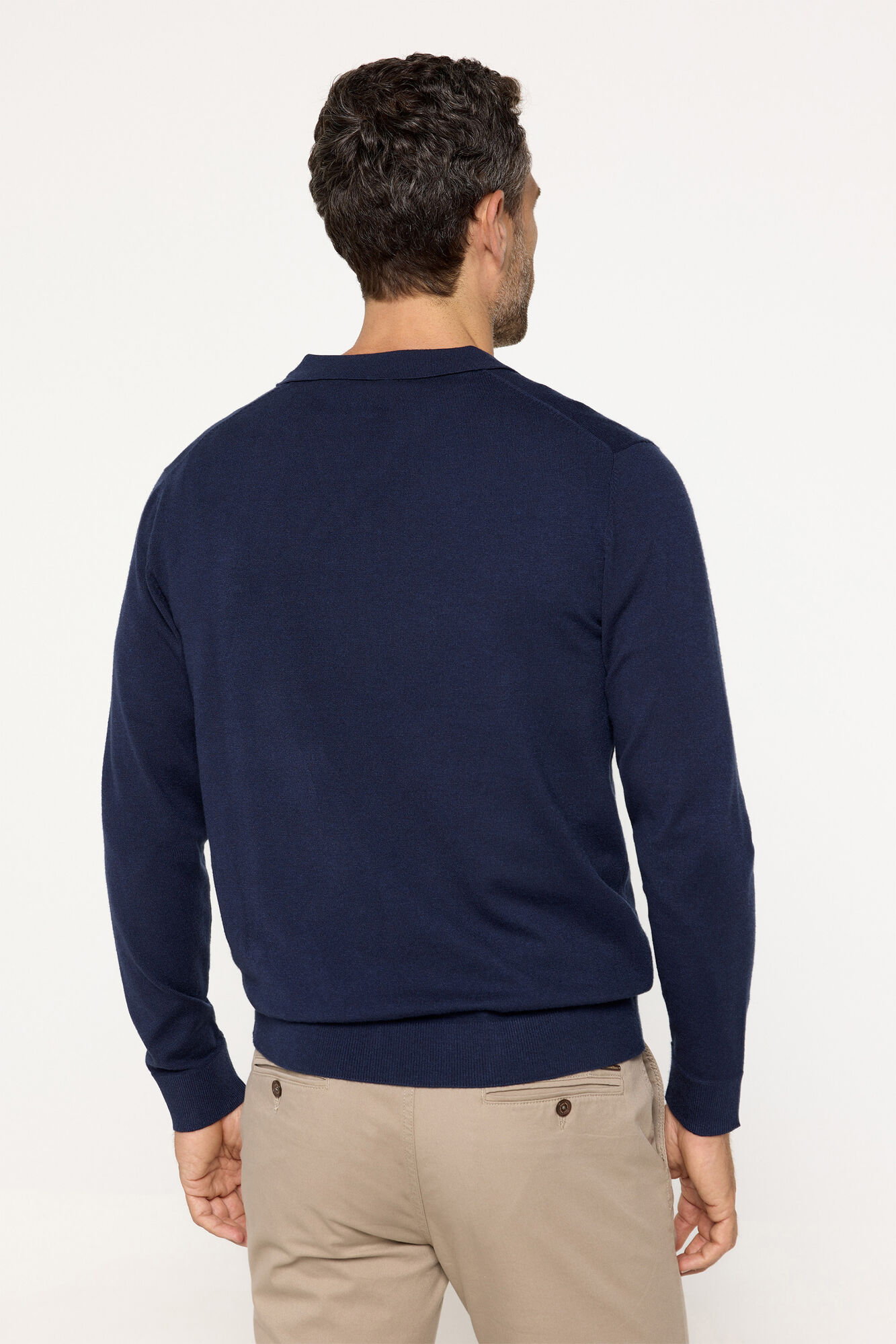 Milano Jersey Cuello Abierto Navy