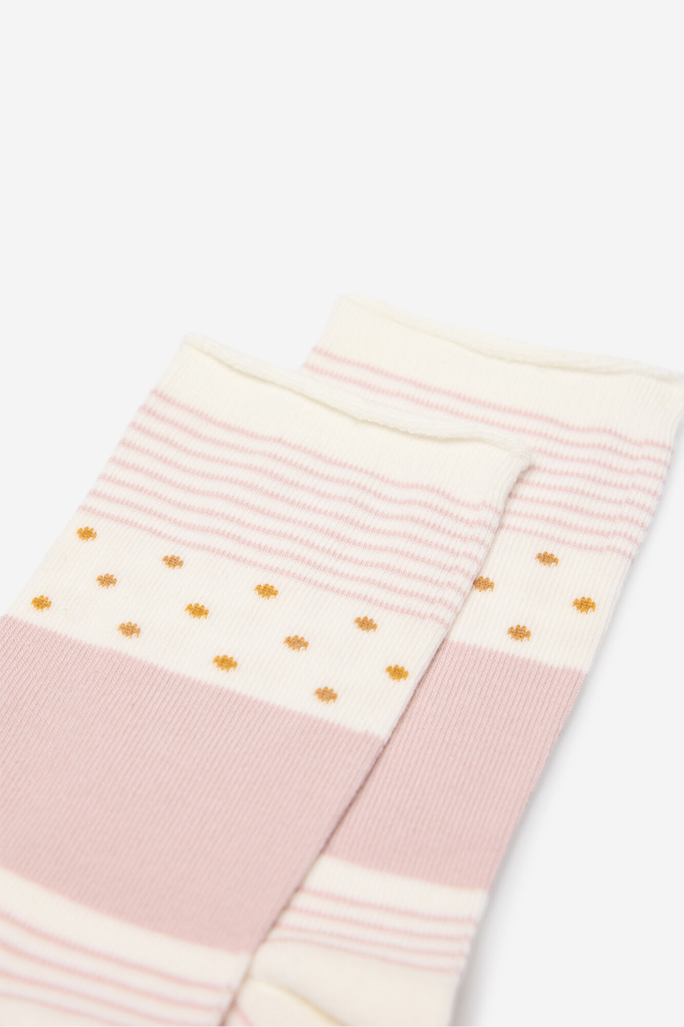 Milano Calcetin Estampado Rosa