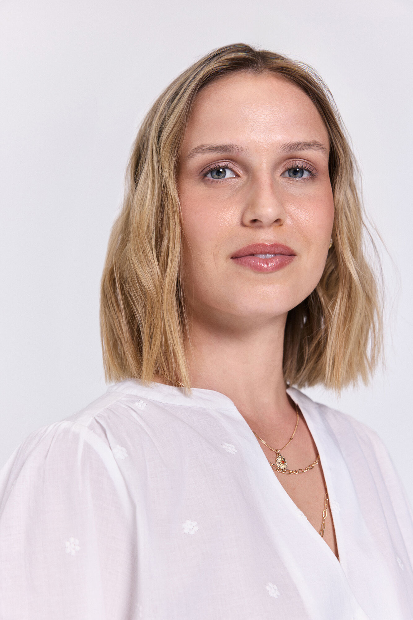 Milano Blusa de margaritas fluidas