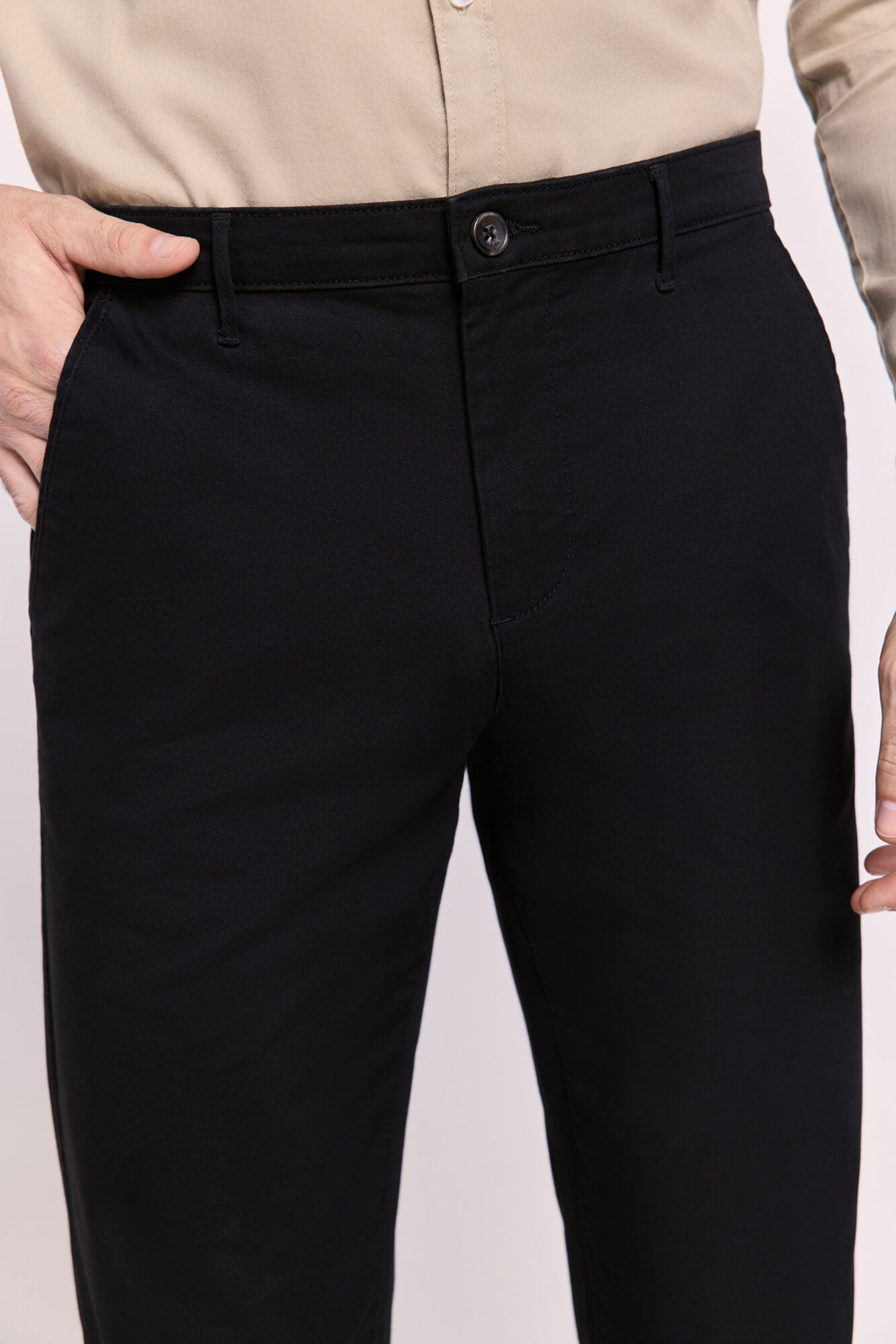 Milano Pantal&oacute;n chino slim fit Negro