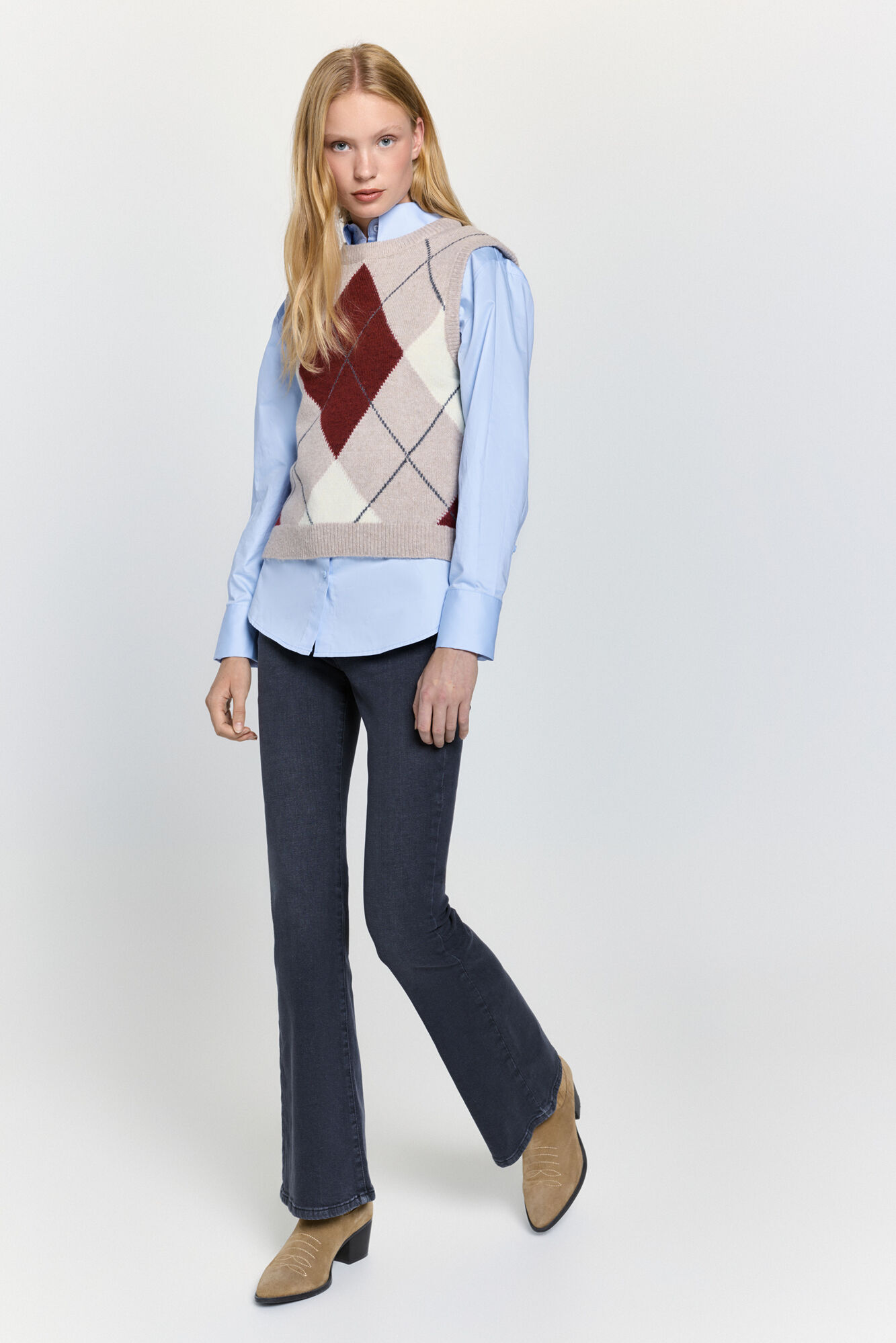 Milano Jeans de tiro alto