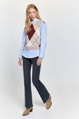 Milano Jeans de tiro alto Gris