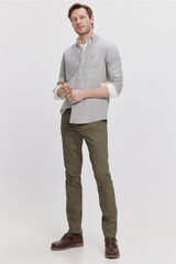 Springfield Pantal&oacute;n 5 Bolsillos SPF Kaki Oscuro