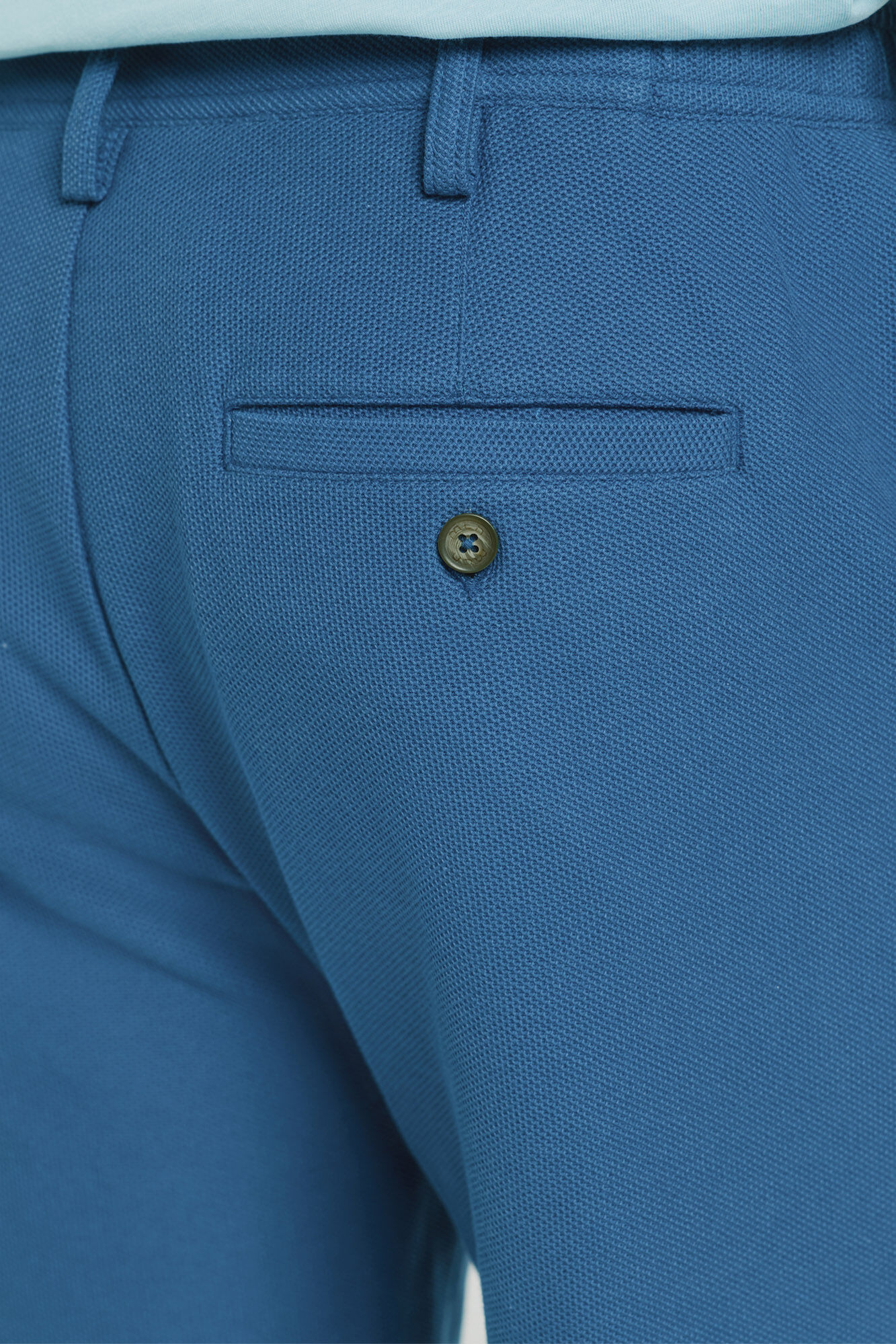 Milano Bermudas microestructura Azul Oscuro