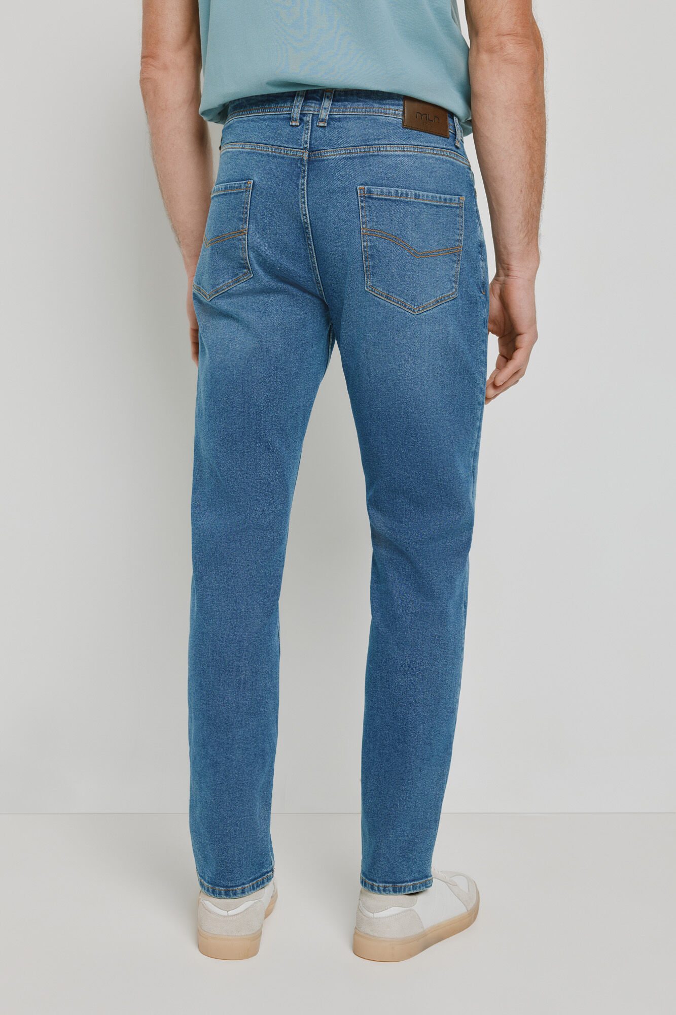Milano Pantal&oacute;n de mezclilla slim fit Azul