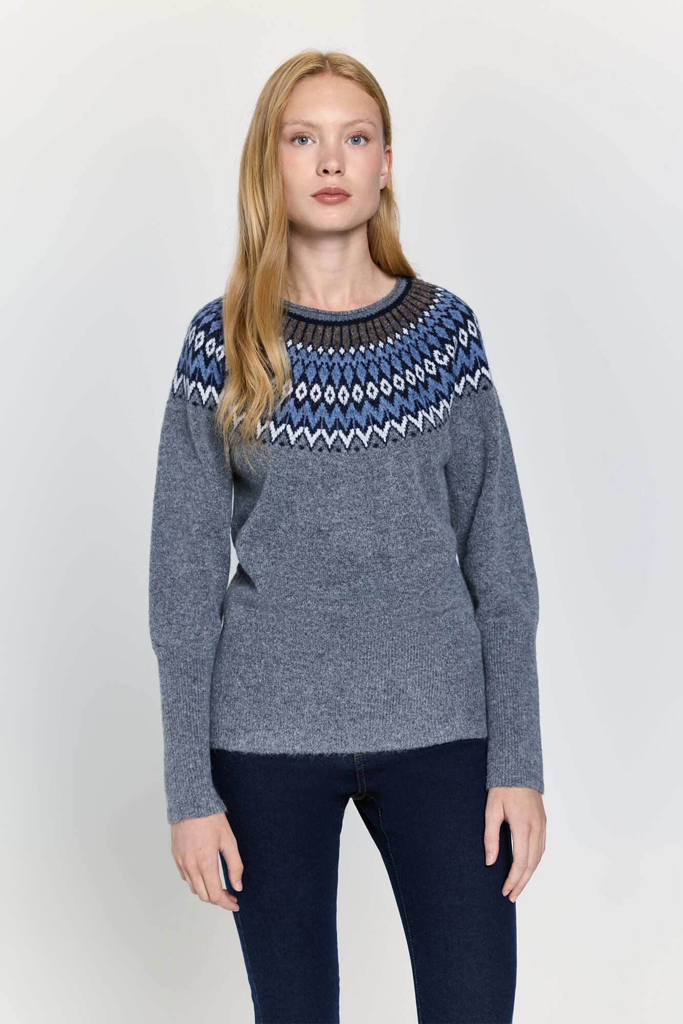 Milano Tejido jersey con cuello