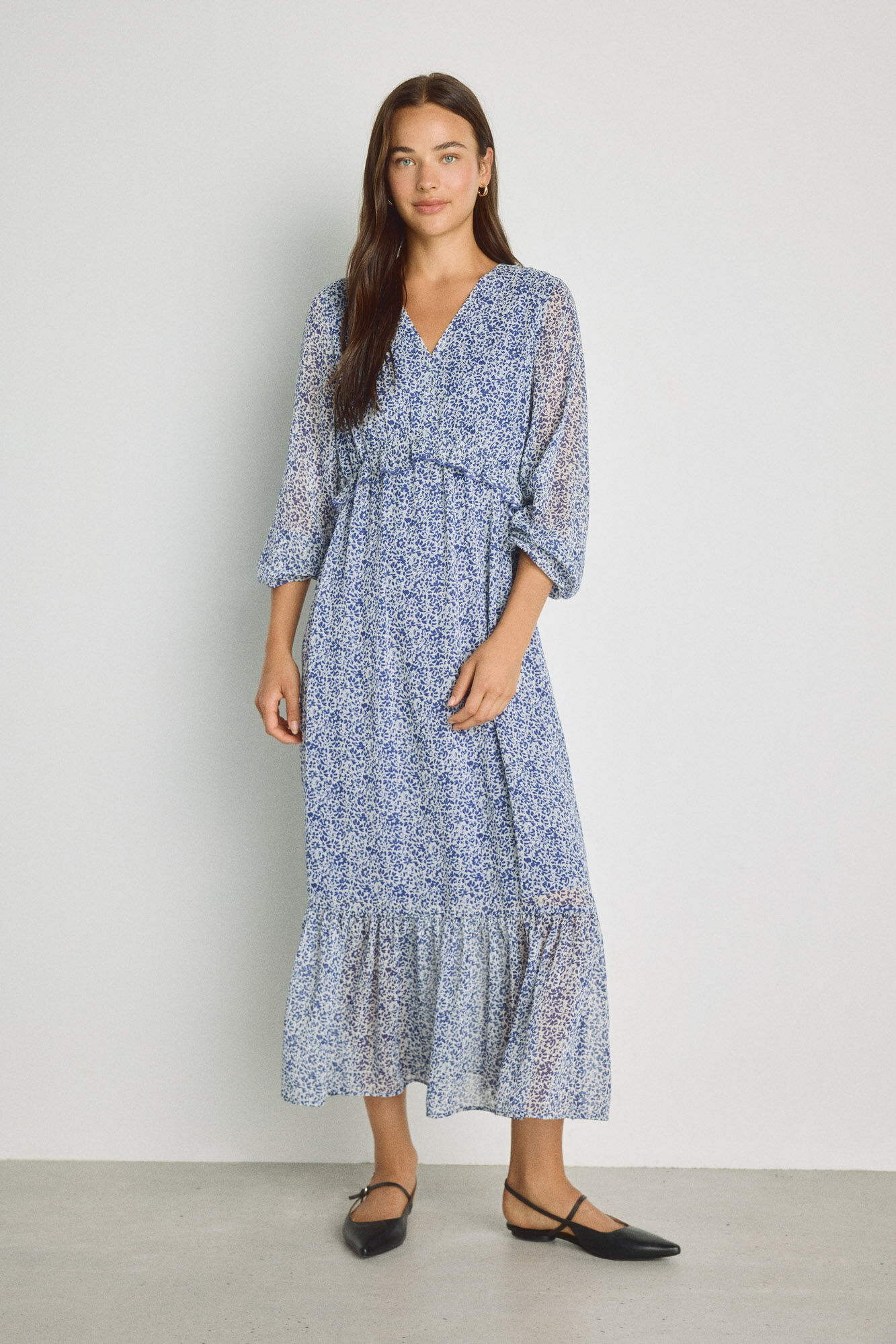 Milano Vestido cuello mao