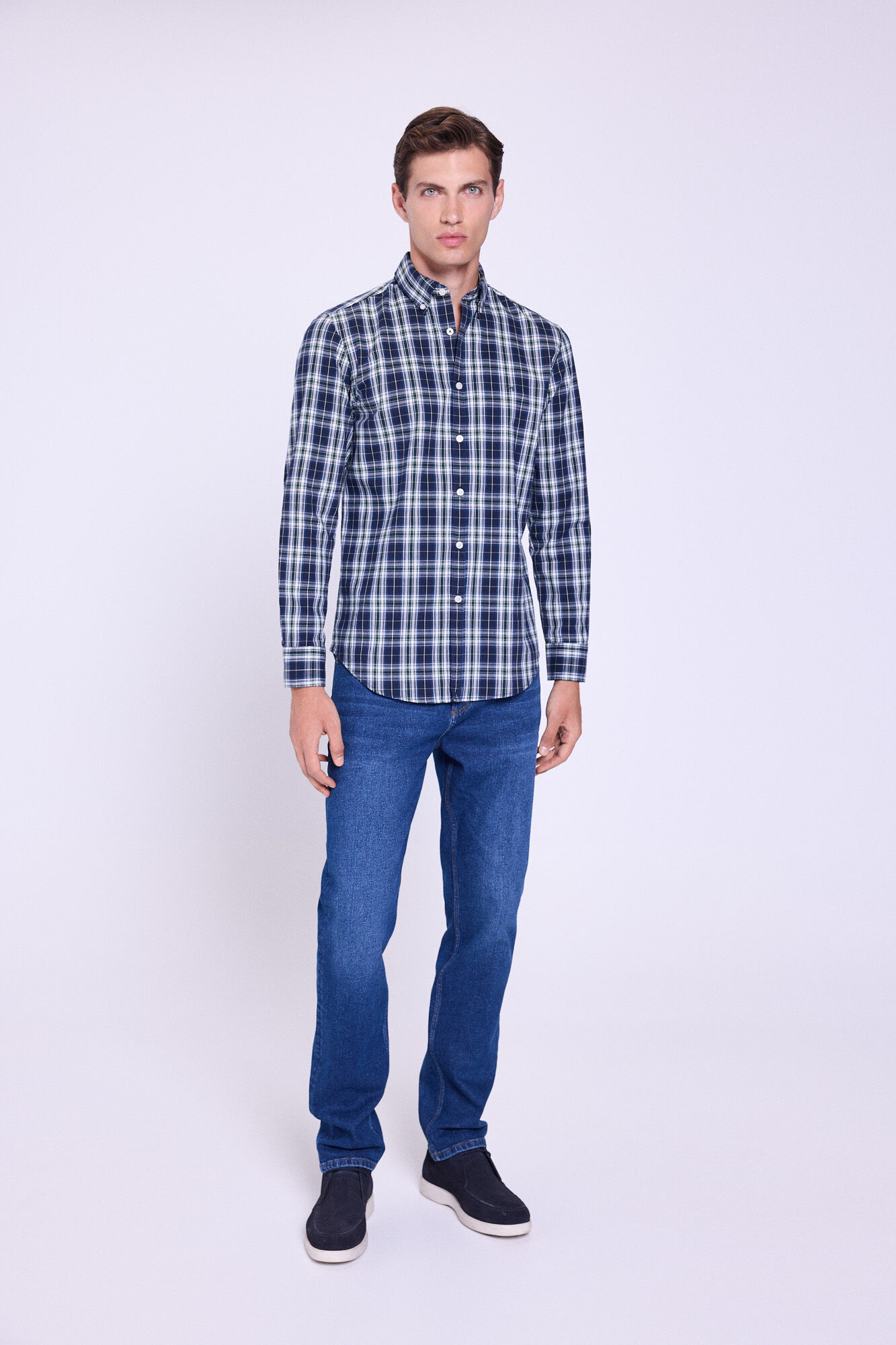 Milano Camisa a cuadros de corte relajado