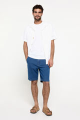 Milano Bermudas denim algod&oacute;n Azul