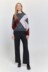 Milano Pantal&oacute;n de franela Negro