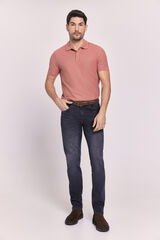 Milano Pantal&oacute;n regular fit de mezclilla Negro