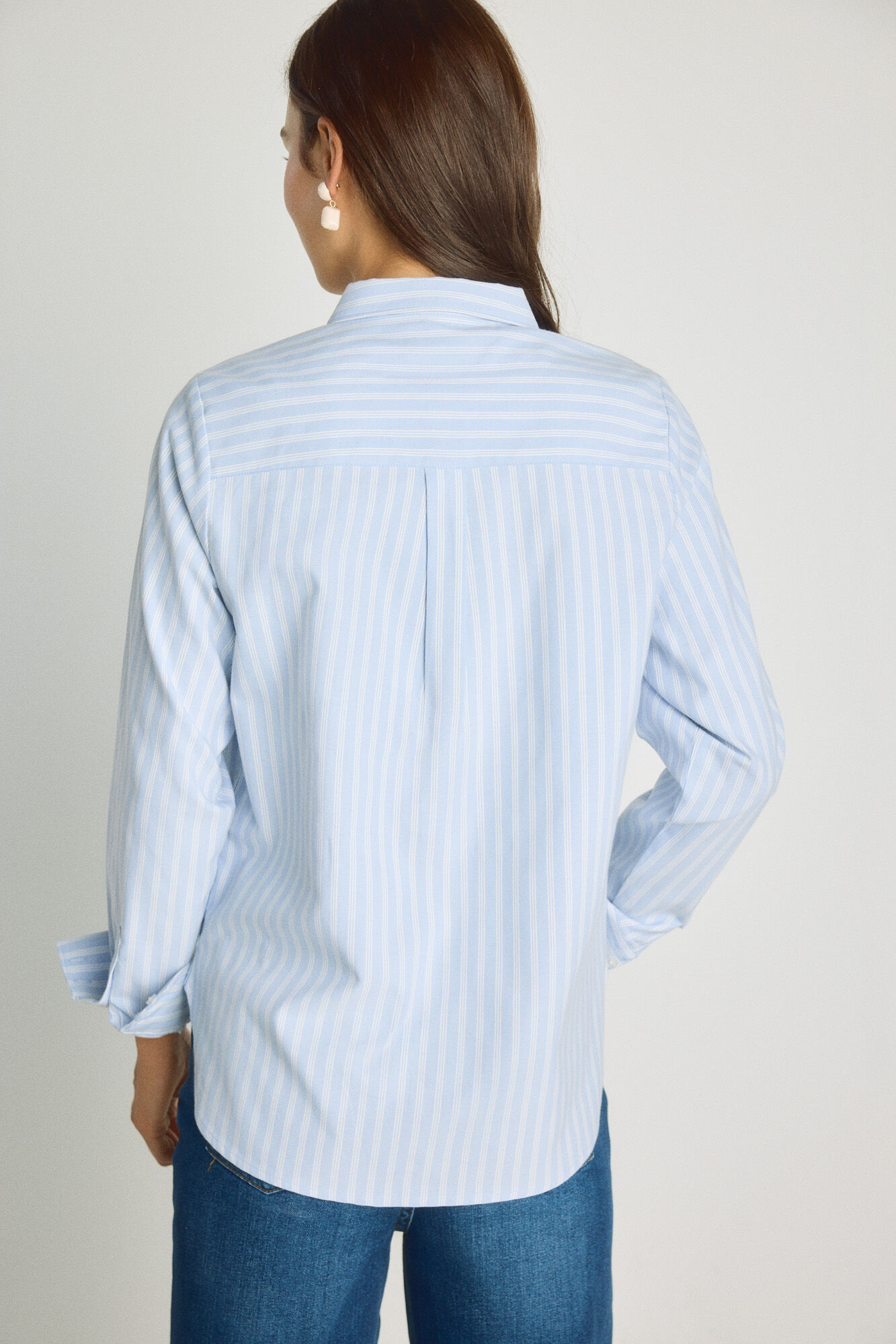 Milano Camisa oxford Azul Claro