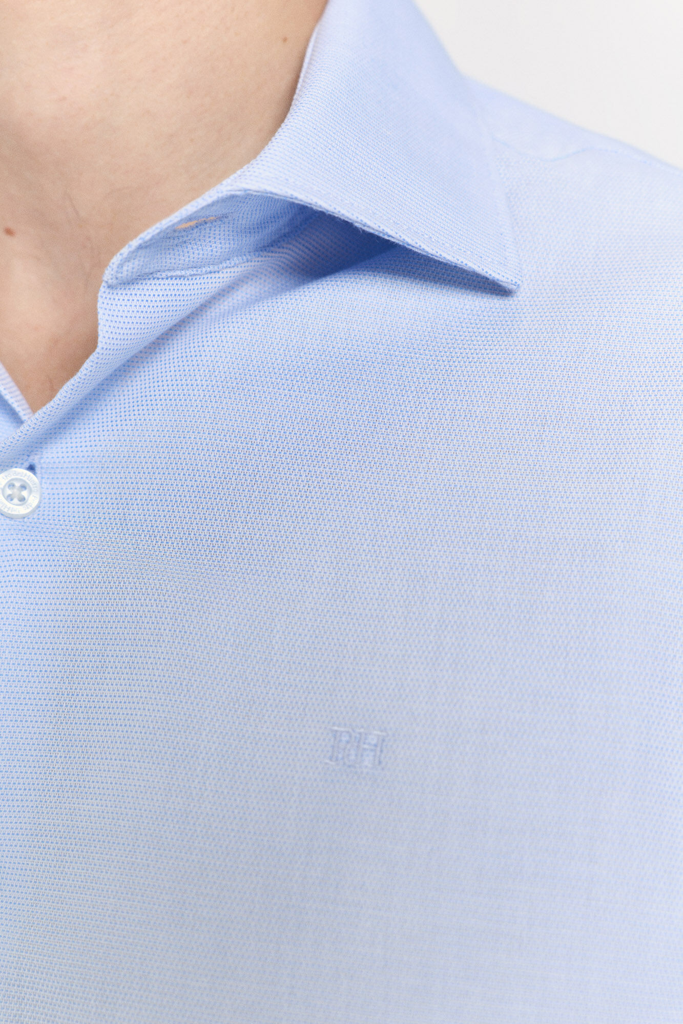 Pedro del Hierro Camisa de vestir de popel&iacute;n Azul