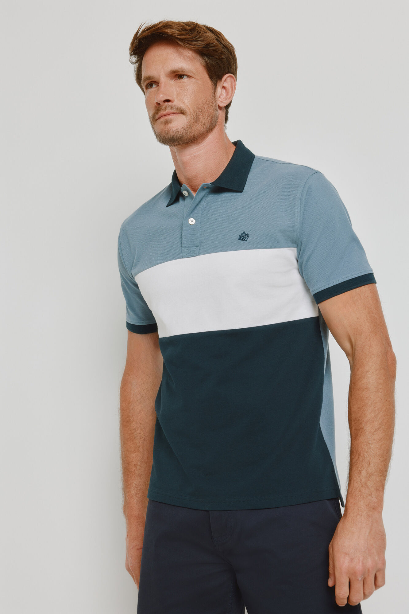 Springfield Polo de rayas manga corta