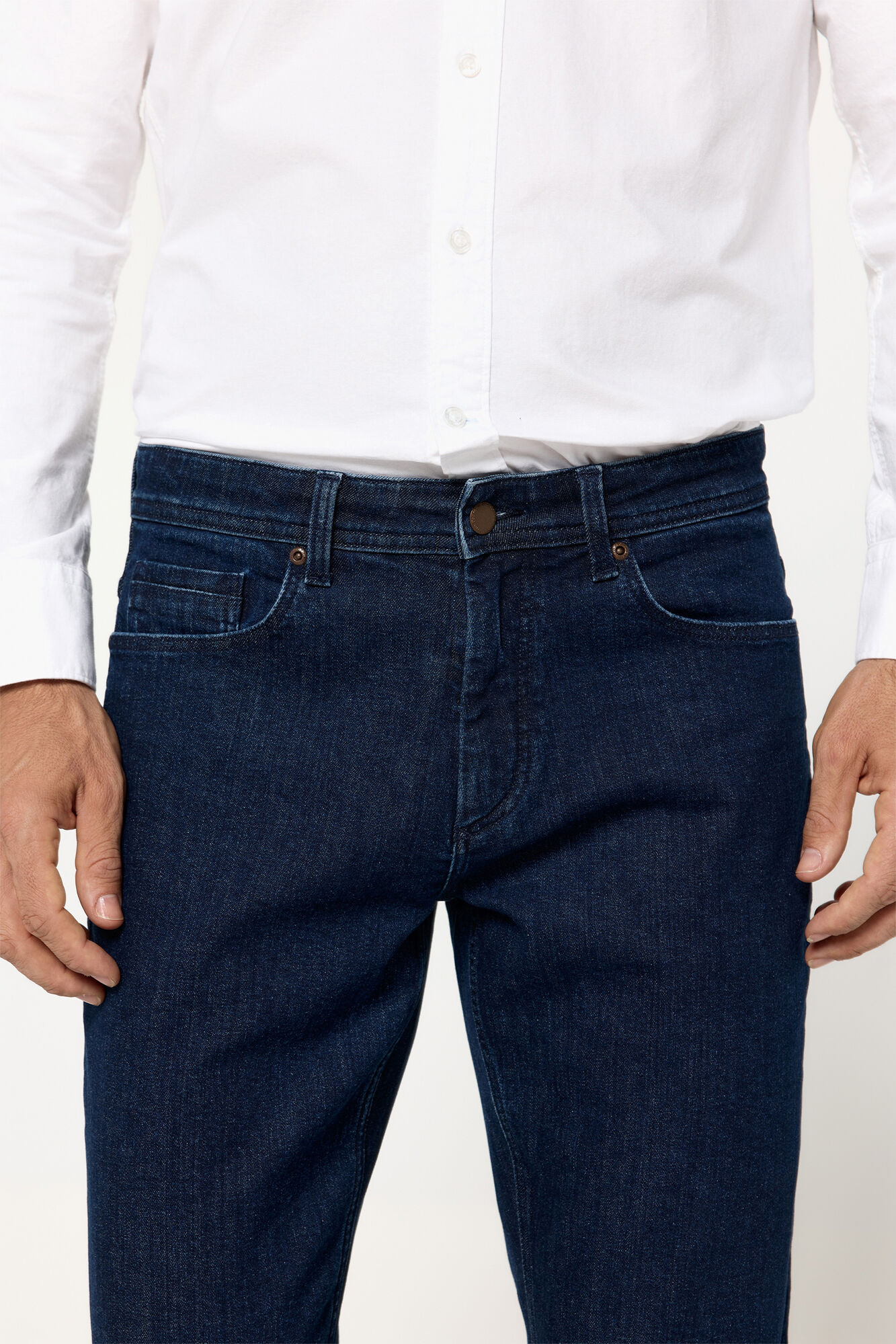 Pedro del Hierro Pantal&oacute;n Denim Regular Azul