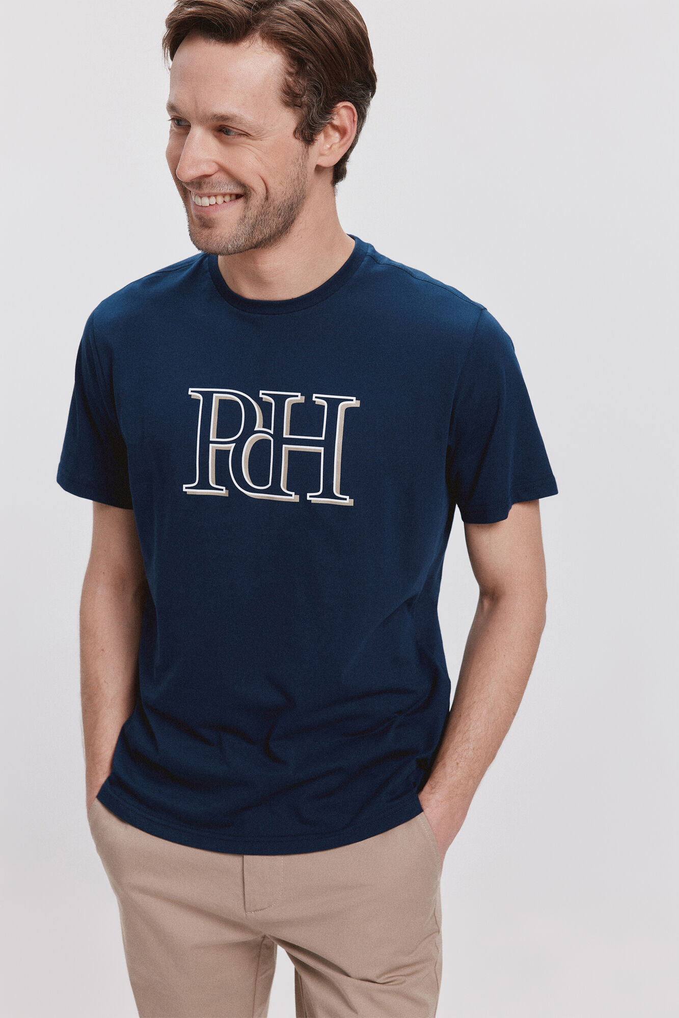 Pedro del Hierro Camiseta Logo Pedro Del Hierro Navy