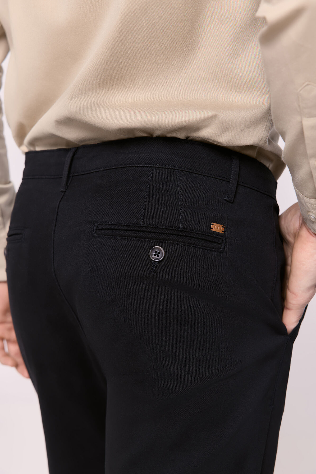 Milano Pantal&oacute;n chino slim fit Negro
