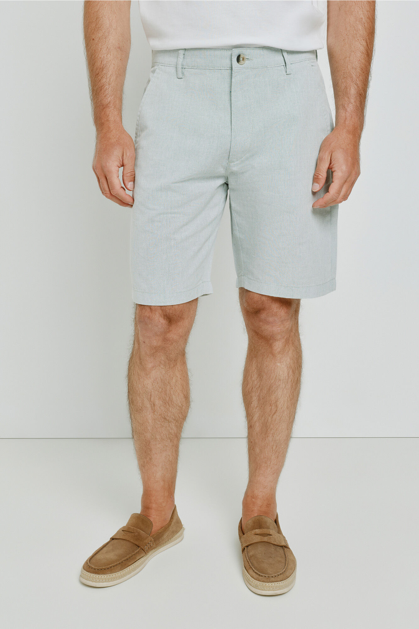 Milano Bermudas microestructura Verde
