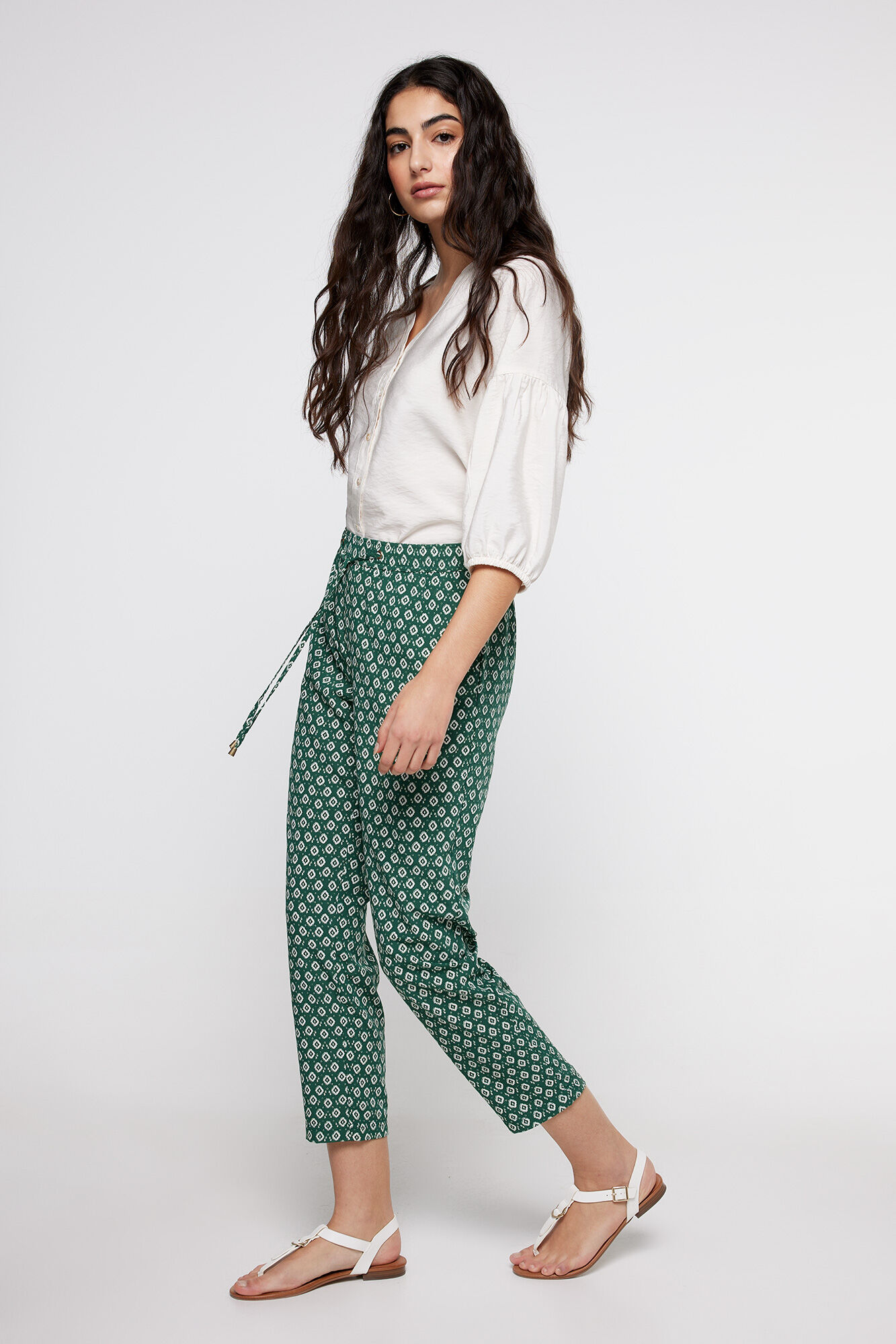 Milano Pantal&oacute;n estampado natural