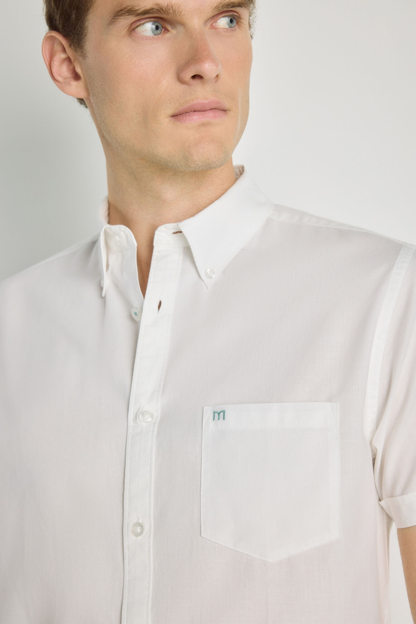 Milano Camisa lisa de manga corta