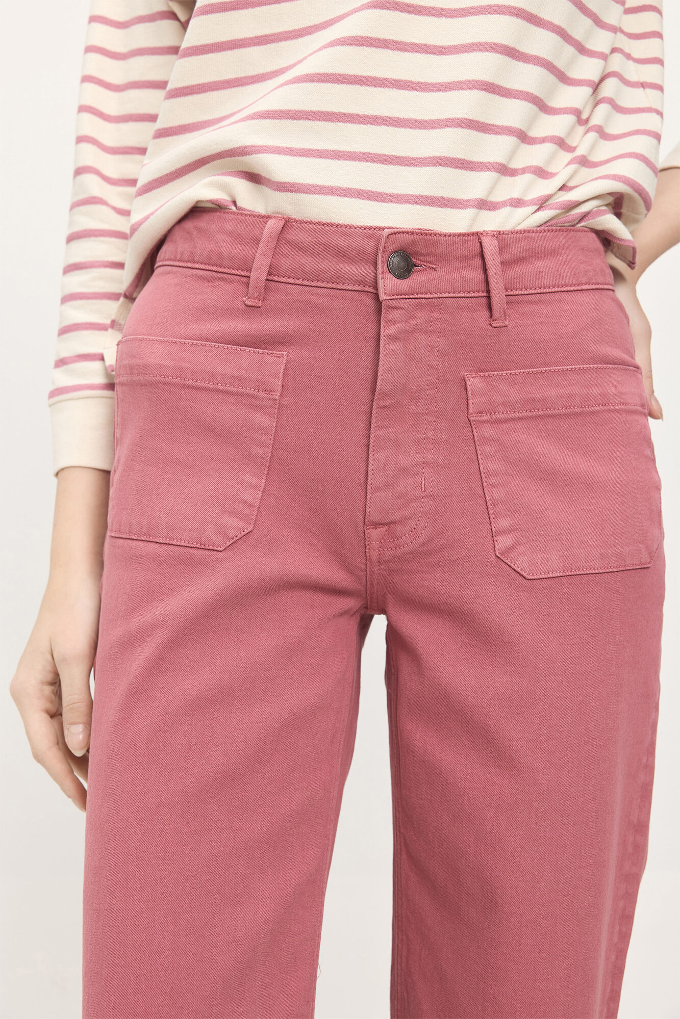 Milano Pantal&oacute;n crop color Rosa