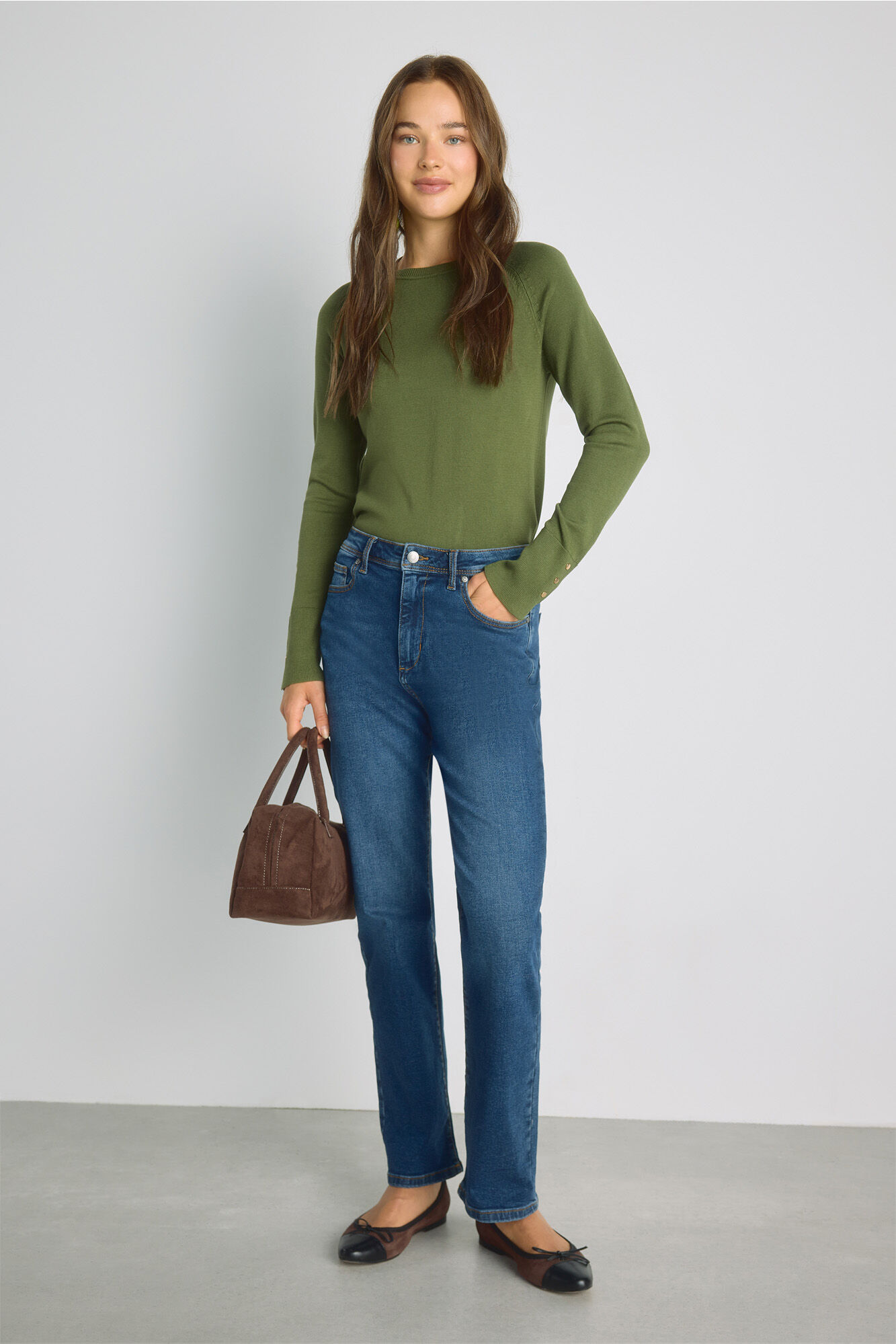 Milano Pantal&oacute;n de denim regular