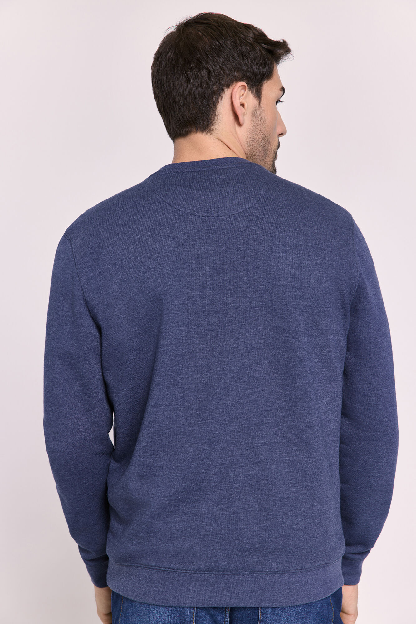 Milano Sudadera cuello redondo con logo Navy