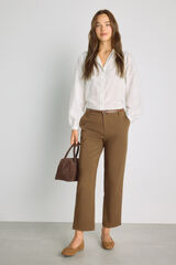 Milano Pantal&oacute;n chino con cintur&oacute;n Gris