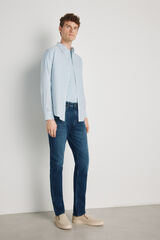 Milano Pantal&oacute;n de mezclilla slim fit Azul