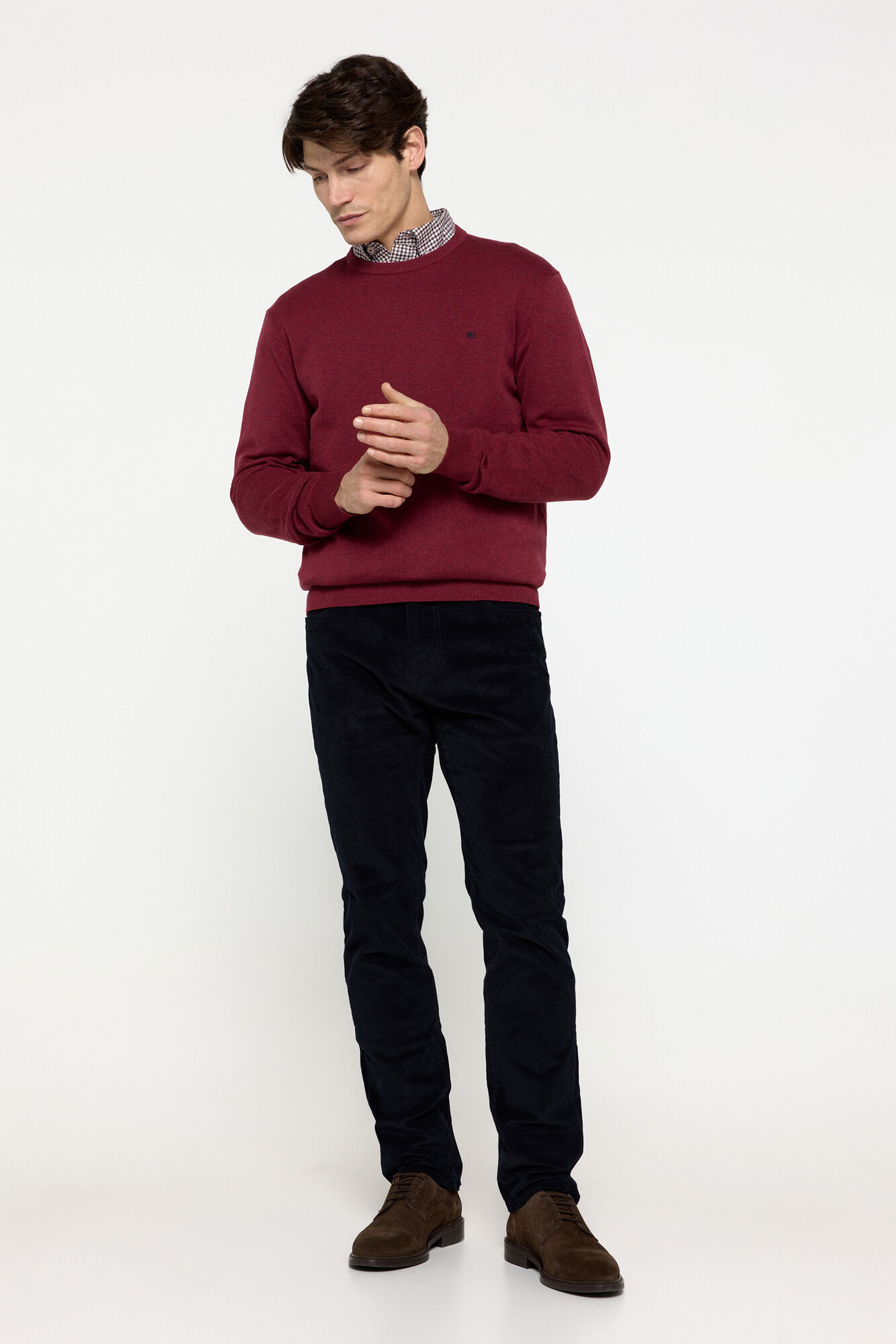 Pedro del Hierro Jersey B&aacute;sico Pedro Del Hierro Granate