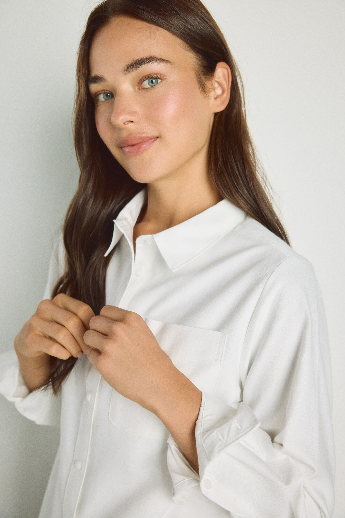 Milano Camisa oxford Blanco