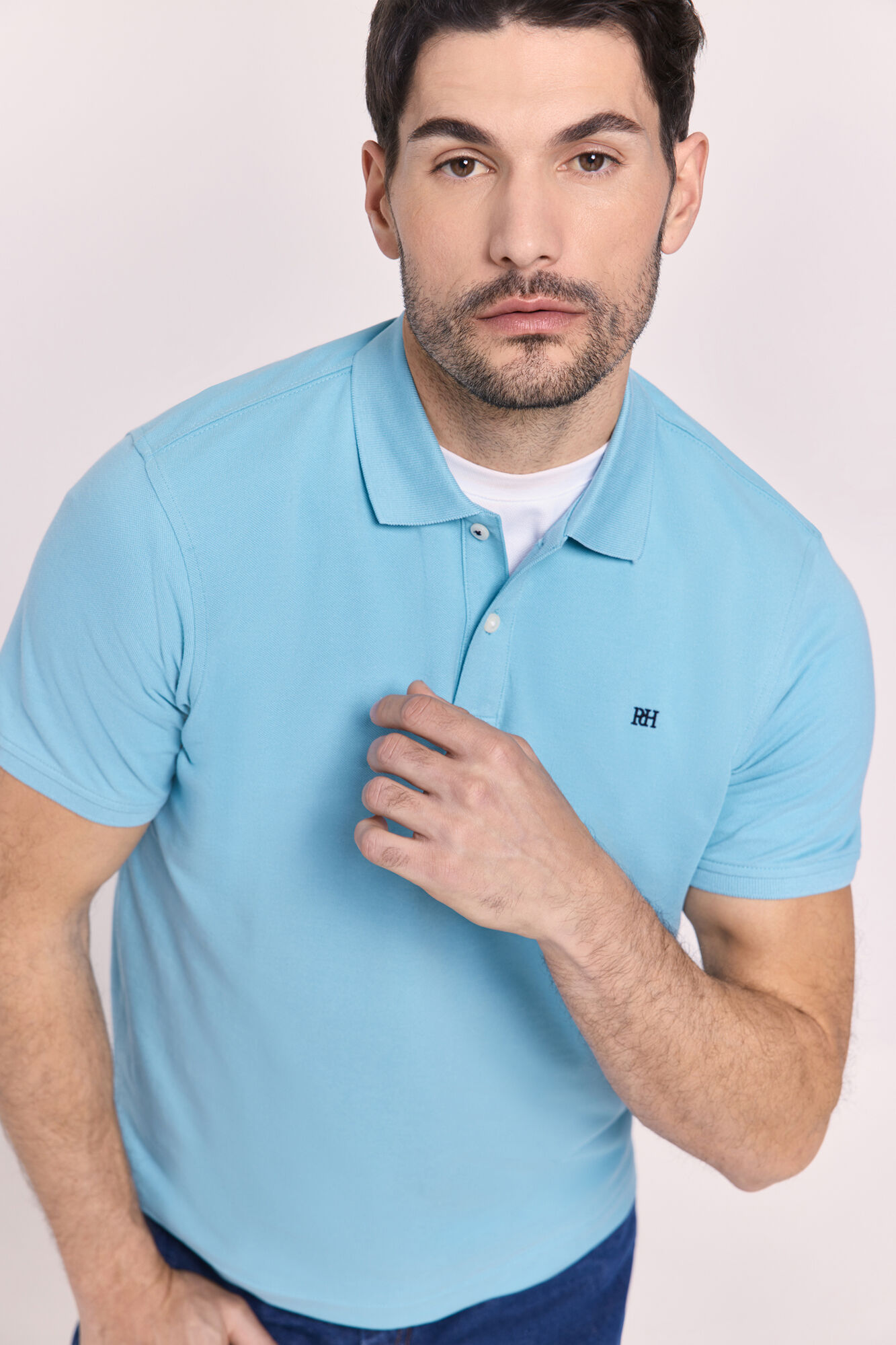 Pedro del Hierro Polo manga corta