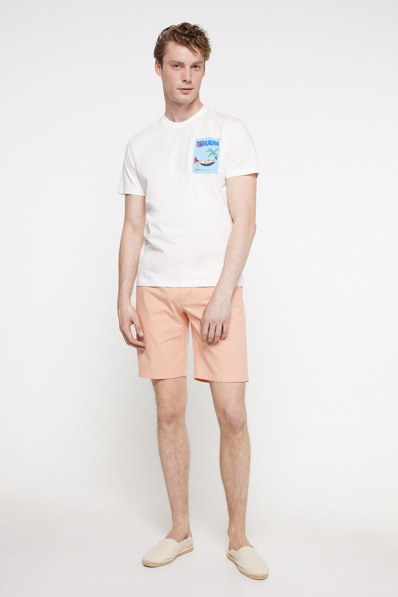Milano Camiseta estampada 100% algod&oacute;n Blanco