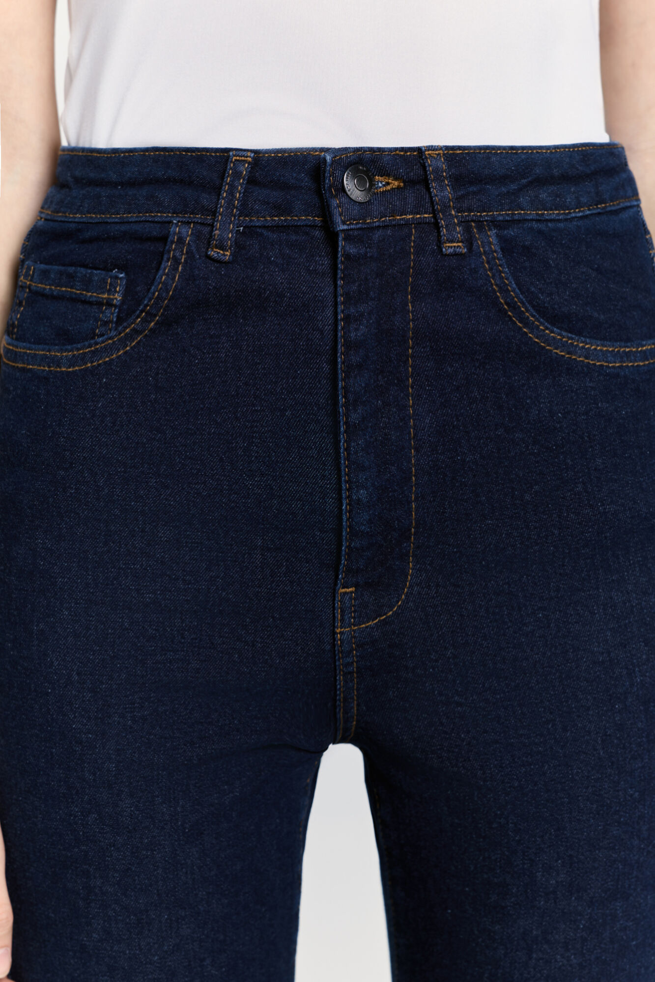 Milano Jeans de tiro alto Azul Oscuro