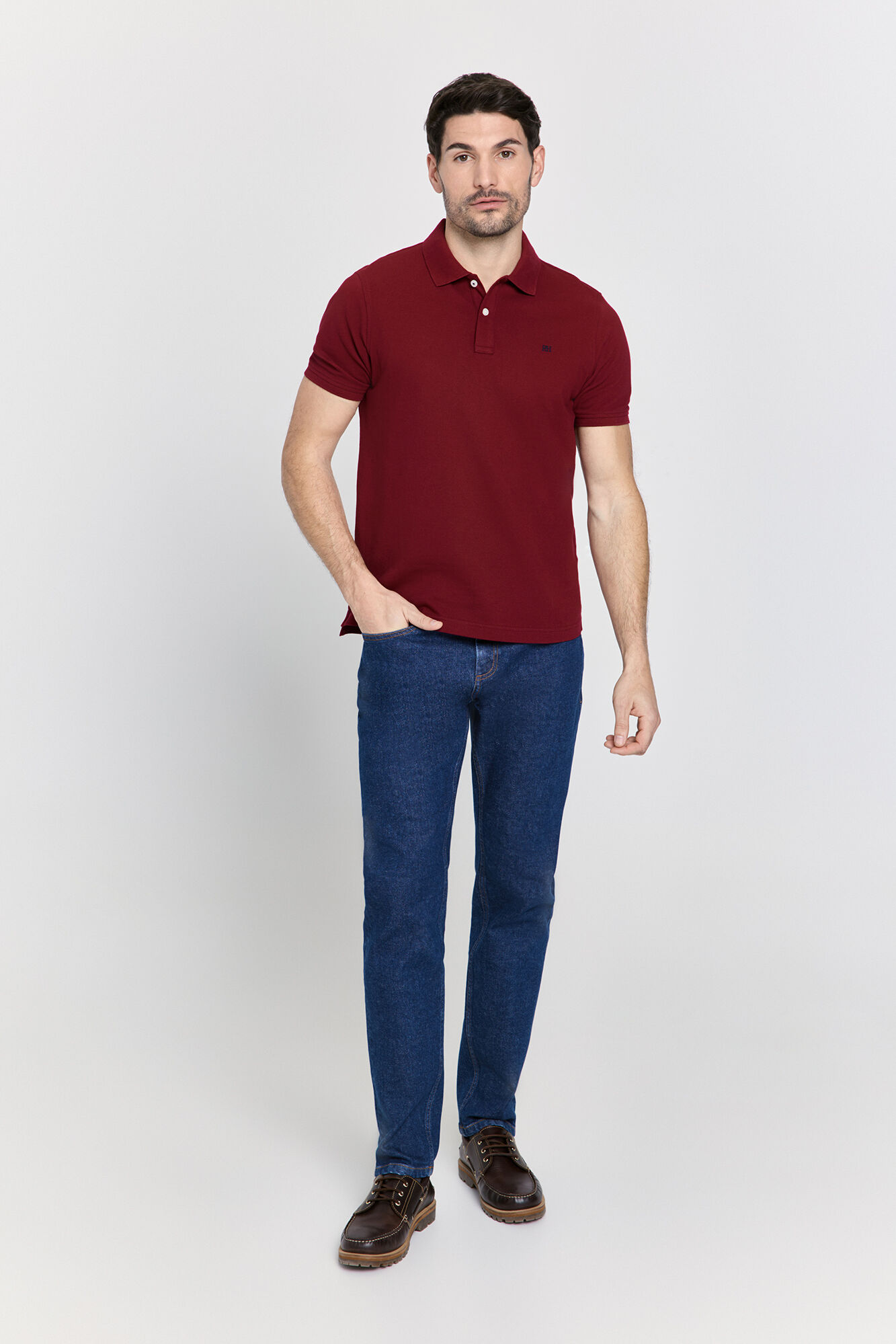 Pedro del Hierro Polo manga corta