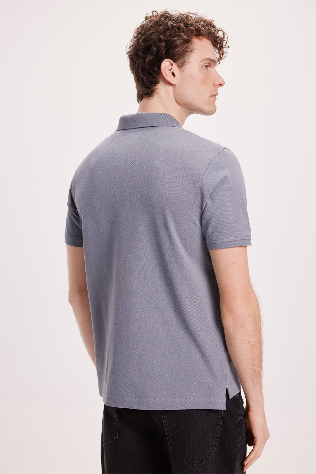 Pedro del Hierro Polo B&aacute;sico PDH Gris