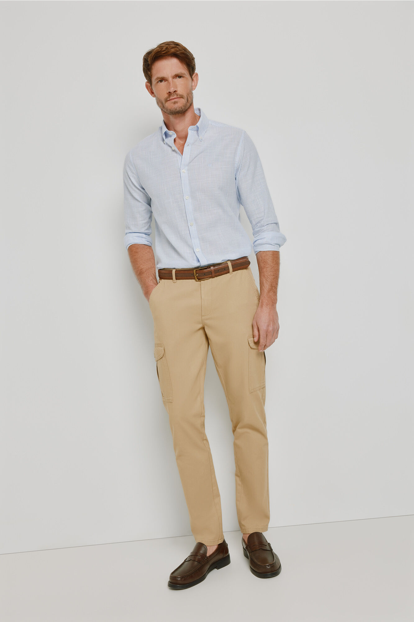 Milano Pantal&oacute;n cargo Beige