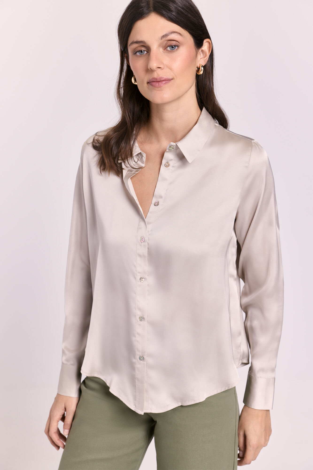Milano Camisa con satinado