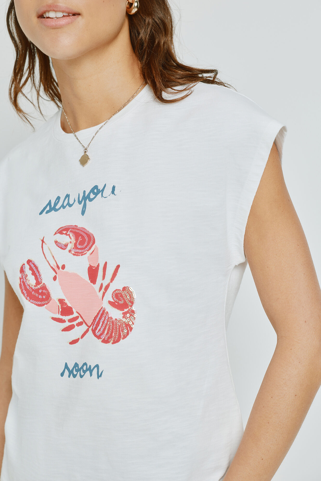 Milano Playera estampada de manga corta Blanco