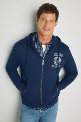 Milano Sudadera con capucha y cierre Navy