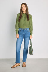 Milano Pantal&oacute;n de denim regular Azul