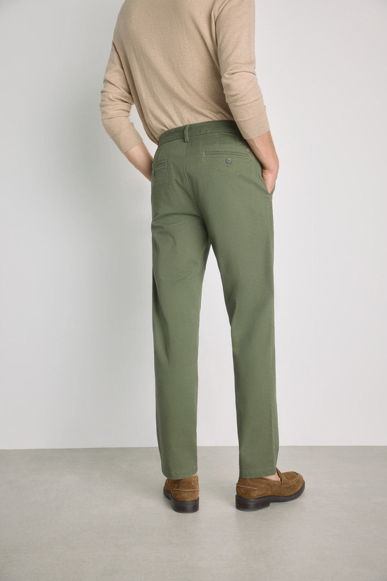 Milano Pantal&oacute;n chino slim fit Verde