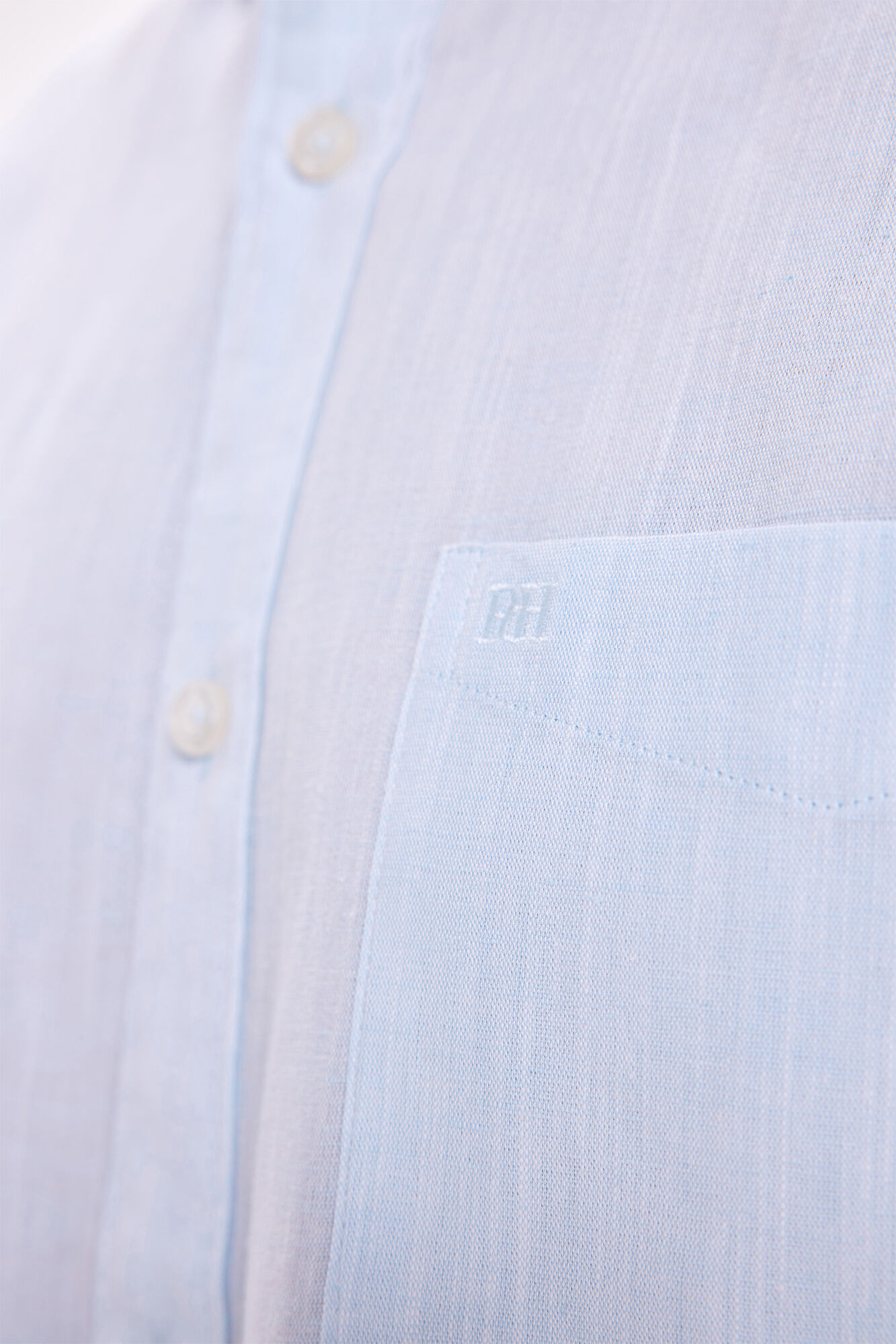 Pedro del Hierro Camisa de lino Pedro Del Hierro Azul Claro
