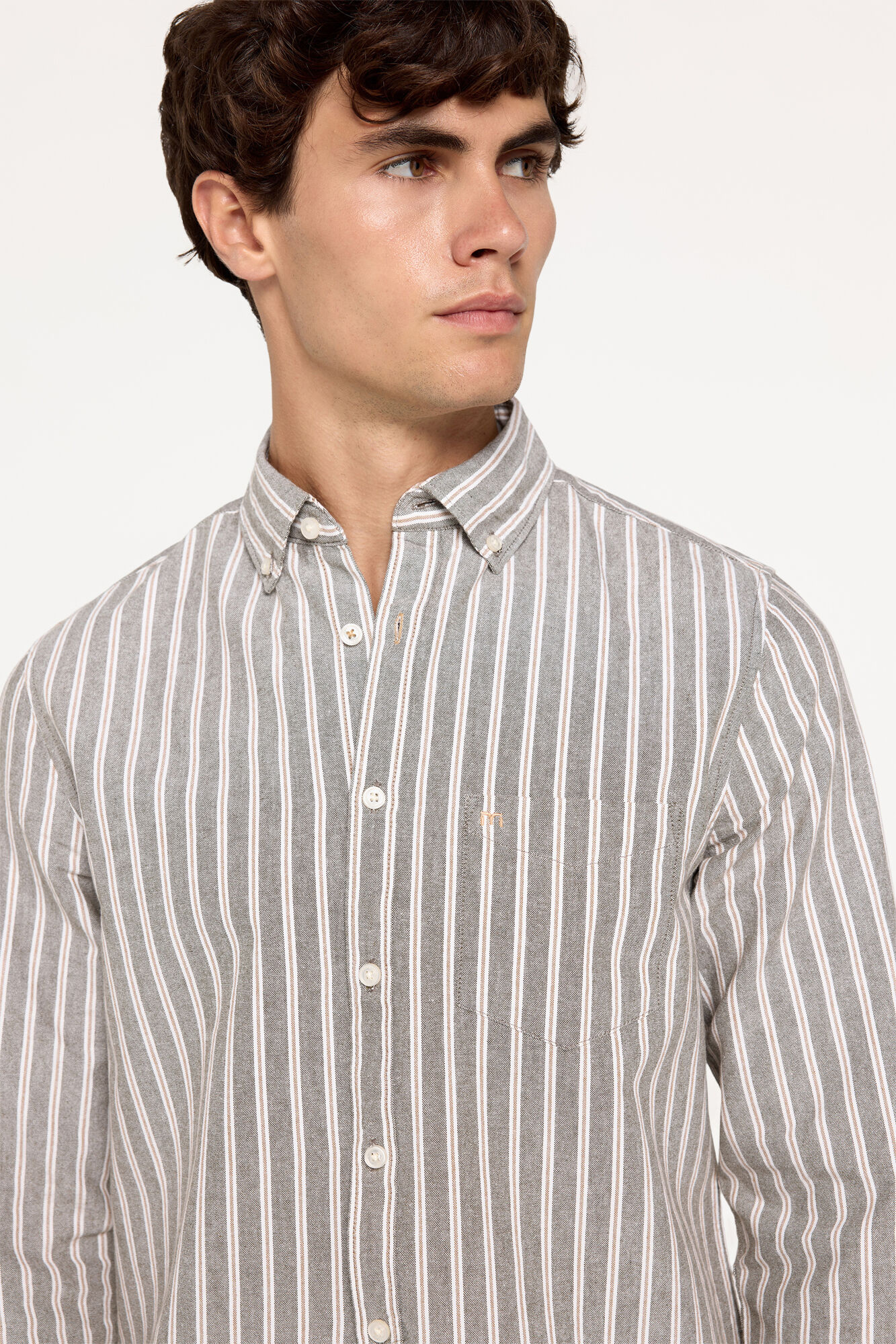 Milano Camisa Oxford Rayas