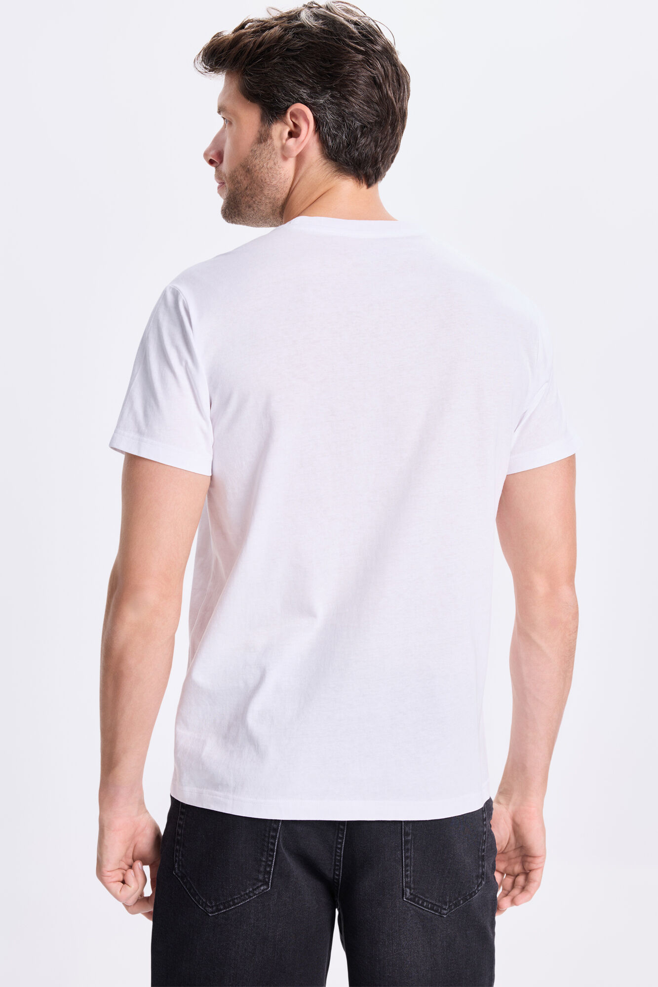 Springfield Playera estampada de Springfield Blanco