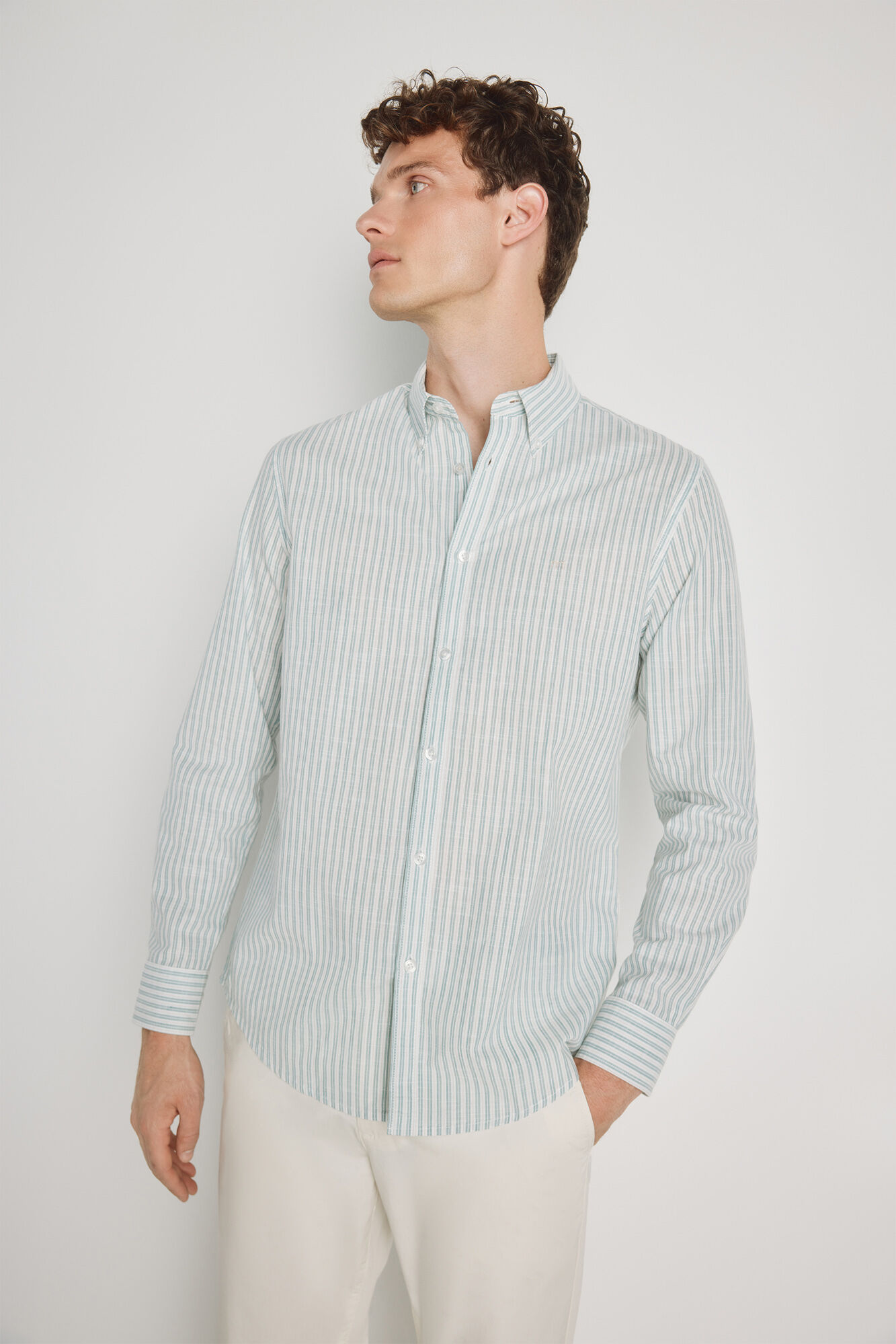 Milano Camisa de rayas manga larga