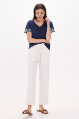 Milano Pantal&oacute;n denim claro Beige